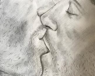Signed Pencil Drawing AFTER Andy Warhol