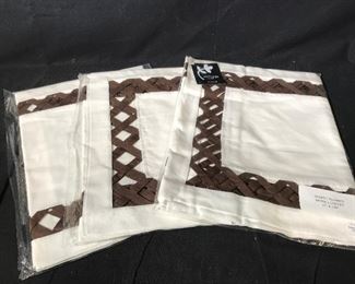 Set of 3 Basket Weave Table Runners