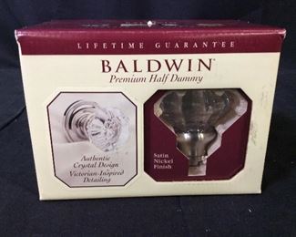 BALDWIN Glass Fillmore Crystal Doorknob, NIB