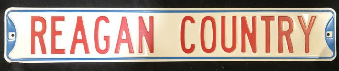 REAGAN COUNTRY Street Sign