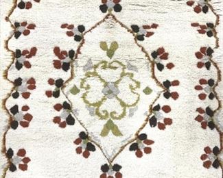 Vintage Handmade Wool Pile Rug