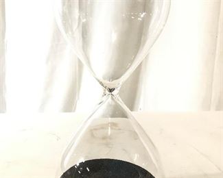 Hour Glass W Dark Slate Toned Sand