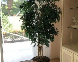 8" fake potted tree