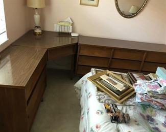 Great dressers with a corner desk