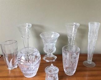 Crystal and Glass Vases
