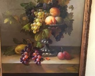 Oil Paintings of Fruit