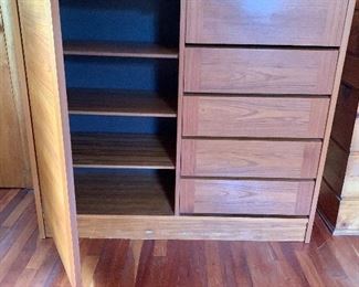 Cabinet dresser open