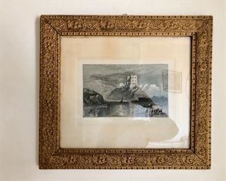 $125 Framed etching