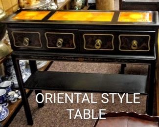 OR.IENTAL STYLE TABLE...95.00
