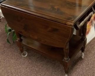 DROP LEAF TEA CART.....75.00