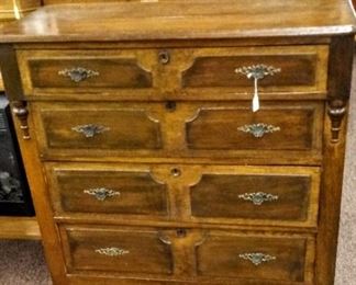 WALNUT CHEST OF DRAWERS...195.00
