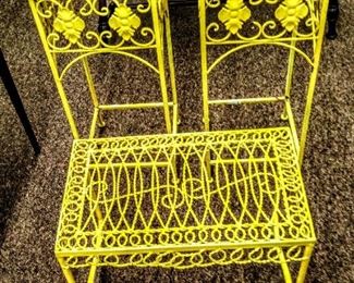METAL TABLES....35.00 EACH

