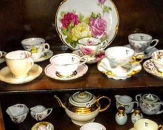 CUP AND SAUCER COLLECTION...BONE CHINA- ENGLAND....18.00 EACH