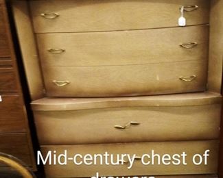 MID-CENTURY CHEST OF DRAWERS...75.00
..