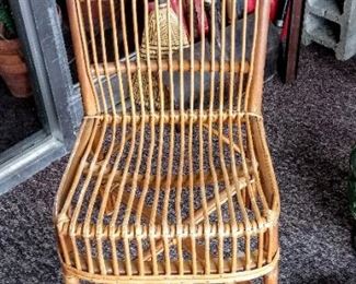 RATTAN CHAIR...55.00