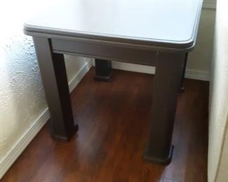 Grey painted side table