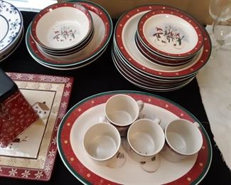 Royal Seasons Christmas dinnerware