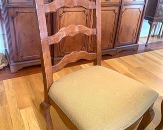 5 custom ladder back chairs by Fremarc (of California),