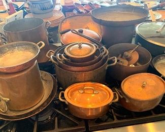 French copper cookware