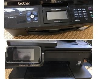 Brother printer MFC-J825DW
& 
HP Photosmart 7510 printer 