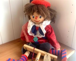 European wood marionette