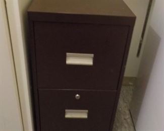 2-Drawer Metal File Cabinet $15