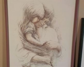Mother and Daughter. $20