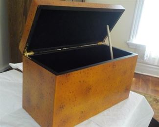 Never used heavy decorative box. $20, 18" wide