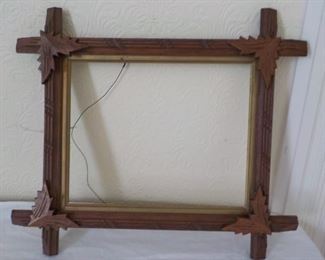 Antique Adirondack frame $20 15" x 13"