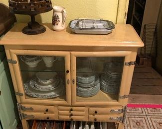 Another cool medical cabinet with superb hinges and drawers.  