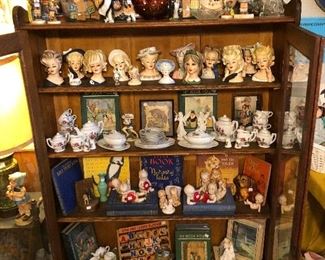 Vintage head vases galore.