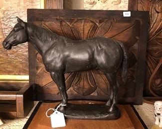 George Phippen cast horse trophy