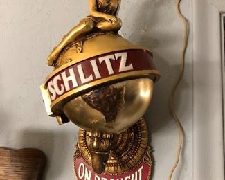 Schlitz vintage beer advertising light