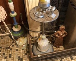 akro agate cigar stand with extra piece available.  