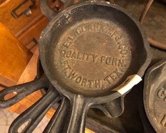 advertising miniatures ashtray skillets.