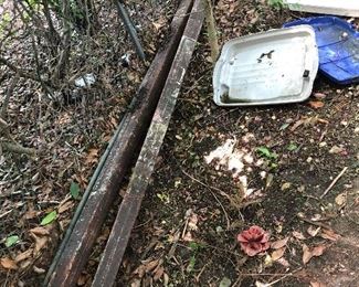 Cast iron vintage light poles