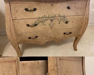 Bombay Chest just needs new handles-Approximately 31-1/2” Tall X 35-1/2 to 36” Wide X 16-1/2” Deep 