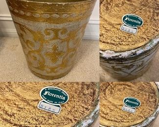 Florentine Trash Can