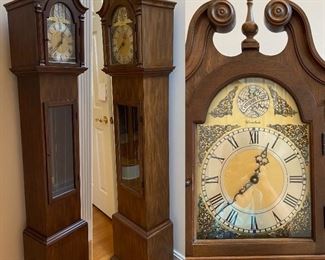 Grandmother Clock Tempus Fugit-Approximately 71” Tall X 15-1/4” Wide X 9-3/4” Deep