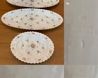 Antique Carl knoll Carlsbad China Large platters