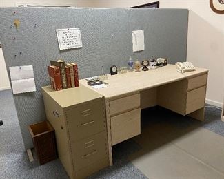 Vintage Home/Business  Office Desk & Room Divider