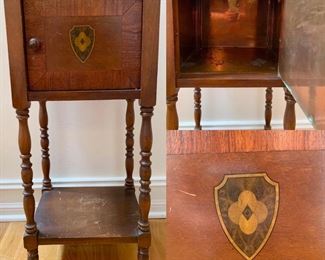 Small Antique Humidor Table