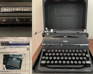 1946 Royal Quiet Deluxe Typewriter