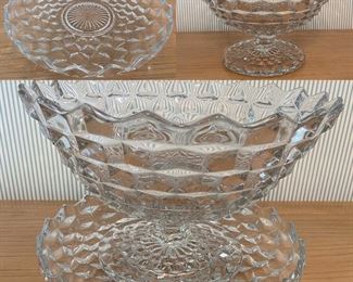 American Fostoria 2 Pc Serving