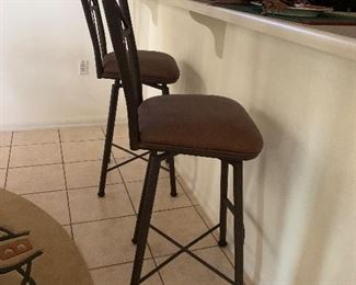 $85 - each two available Metal  bar stools 