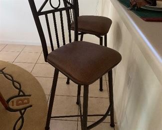 $85 - each two available Metal  bar stools 