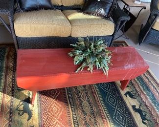 $75 ~ RUSTIC FARM COFFEE TABLE 