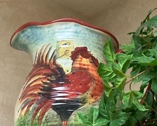 $32~  ROOSTER PITCHER 