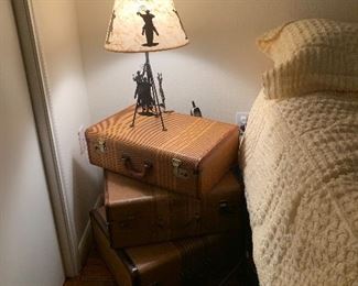 $65 EACH ~ (THREE AVAILABLE) ~ VINTAGE SUITCASE 