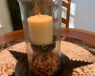 36~ TEXAS STAR CANDLE HOLDER 